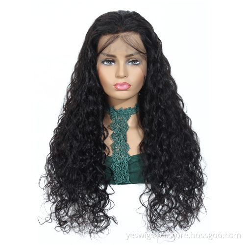 Yeswigs Human Hair Wig Brazilian Deep Wave Lace Frontal Real Mink Virgin Hair Brazilian HD Lace Wig Pre Plucked 100% Human Hair